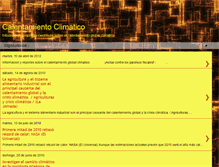 Tablet Screenshot of calentamientoclimatico.blogspot.com