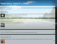 Tablet Screenshot of cametactiva.blogspot.com