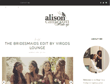 Tablet Screenshot of alisoncameronmakeup.blogspot.com