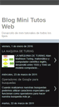Mobile Screenshot of minitutosweb.blogspot.com