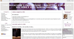 Desktop Screenshot of marketingdelvino-comunicazione.blogspot.com