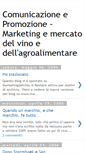 Mobile Screenshot of marketingdelvino-comunicazione.blogspot.com