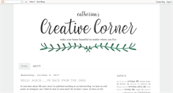 Desktop Screenshot of catherinascreativecorner.blogspot.com