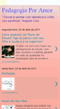 Mobile Screenshot of pedagogiaporamor.blogspot.com