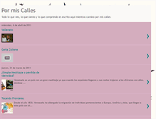 Tablet Screenshot of buscandopormiscalles.blogspot.com