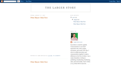 Desktop Screenshot of biggerstory.blogspot.com