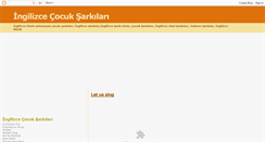 Desktop Screenshot of ingilizcesarkilar.blogspot.com