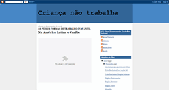 Desktop Screenshot of criancanaotrabalha1.blogspot.com
