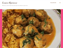 Tablet Screenshot of cuisine-algerienne.blogspot.com