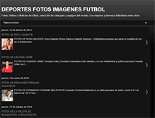 Tablet Screenshot of futbolfotosvideosnoticias.blogspot.com