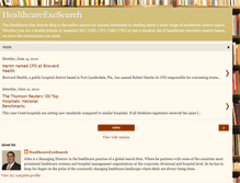 Tablet Screenshot of healthcareexesearch.blogspot.com