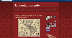 Desktop Screenshot of laplantainsolente.blogspot.com