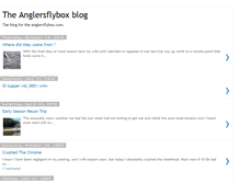 Tablet Screenshot of anglersflybox.blogspot.com