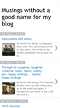 Mobile Screenshot of matthewl-musings.blogspot.com