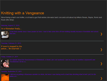 Tablet Screenshot of knittingwithavengeance.blogspot.com