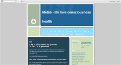 Desktop Screenshot of lifelab.blogspot.com