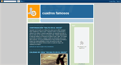 Desktop Screenshot of cuadrosfamosos-mgt.blogspot.com