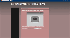 Desktop Screenshot of estonsuparster-dailynews.blogspot.com