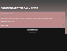 Tablet Screenshot of estonsuparster-dailynews.blogspot.com