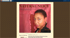 Desktop Screenshot of naturalneicy.blogspot.com