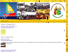 Tablet Screenshot of juventudcallao.blogspot.com