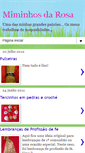 Mobile Screenshot of miminhosdarosa.blogspot.com
