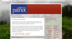 Desktop Screenshot of californiapatriot.blogspot.com