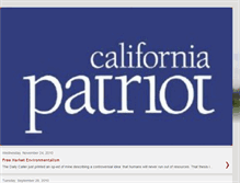 Tablet Screenshot of californiapatriot.blogspot.com