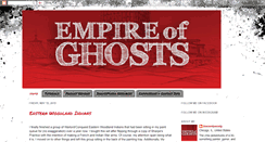 Desktop Screenshot of empireofghosts.blogspot.com