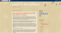 Desktop Screenshot of louisamozambique.blogspot.com