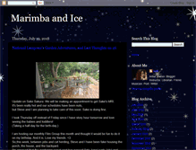 Tablet Screenshot of marimbaandice.blogspot.com