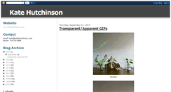 Desktop Screenshot of katehutchinson.blogspot.com