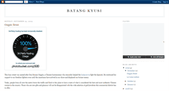 Desktop Screenshot of batangkyusi.blogspot.com