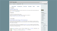 Desktop Screenshot of cool-php-tutorials.blogspot.com