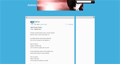 Desktop Screenshot of animes-lyrics.blogspot.com