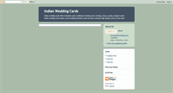 Desktop Screenshot of newindianweddingcards.blogspot.com