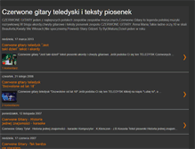 Tablet Screenshot of czerwone-gitary.blogspot.com