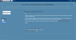 Desktop Screenshot of flyingfordbostonterriers.blogspot.com