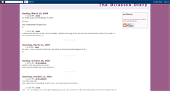 Desktop Screenshot of dilusiondiary.blogspot.com