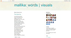 Desktop Screenshot of mallikamyprincess.blogspot.com