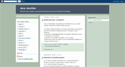 Desktop Screenshot of java-junction.blogspot.com