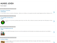 Tablet Screenshot of mundojoven-el.blogspot.com