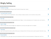 Tablet Screenshot of dingysailing.blogspot.com