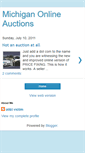 Mobile Screenshot of michiganonlineauctions.blogspot.com