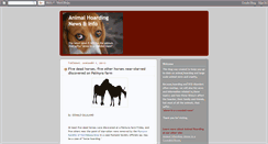 Desktop Screenshot of animalhoardinginfo.blogspot.com