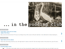 Tablet Screenshot of beinginthepuddingclub.blogspot.com