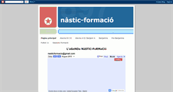 Desktop Screenshot of nasticformacio.blogspot.com