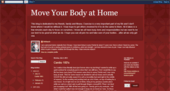Desktop Screenshot of moveyourbodyathome.blogspot.com