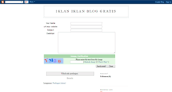 Desktop Screenshot of iklan-iklan-blog-gratis.blogspot.com
