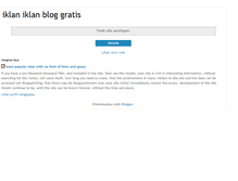 Tablet Screenshot of iklan-iklan-blog-gratis.blogspot.com